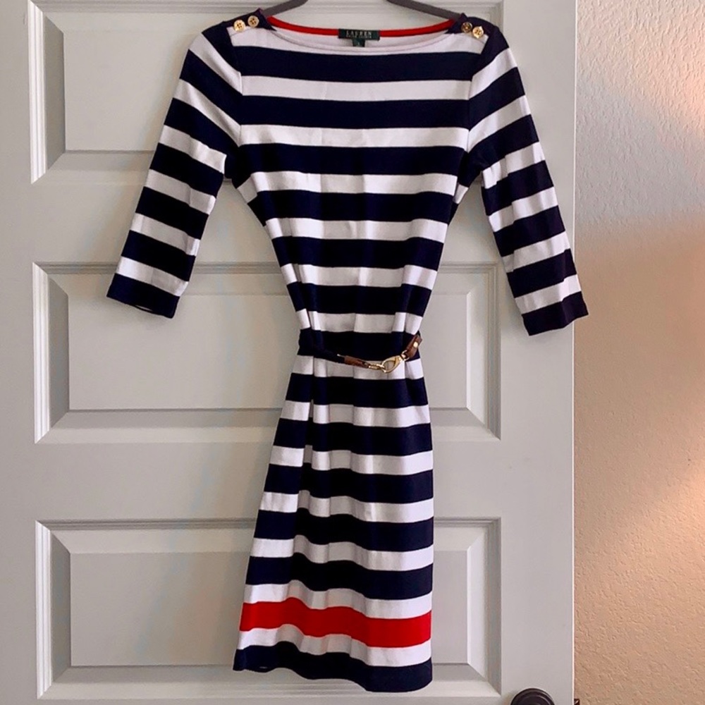 Lauren Ralph Lauren Striped Dress